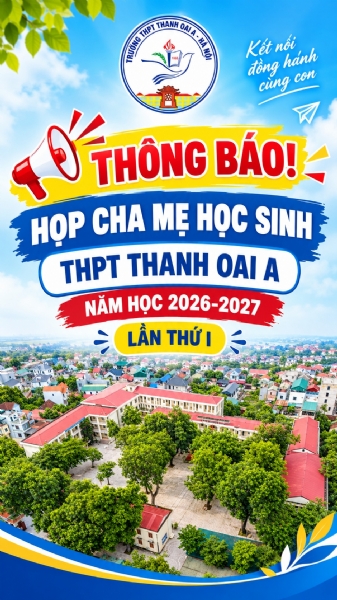 KẾ HOẠCH HỌP CHA MẸ HỌC SINH NĂM HỌC 2026-2027 LẦN THỨ I